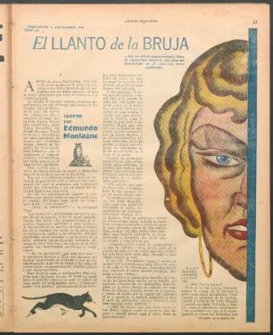 El llanto de la bruja : Cuento por Edmundo Montagne