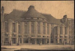 Opernhaus am Kurfürstendamm, Berlin-Charlottenburg: Perspektivische Ansicht