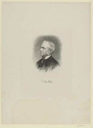 Bildnis des F. Max Müller