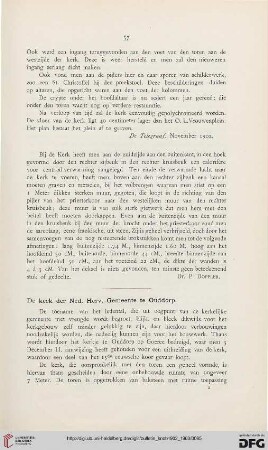 4: De kerk der Ned. Herv. Gemeente te Ouddorp