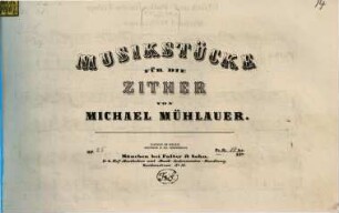 Glück auf : Polka für d. Zither ; op. 25