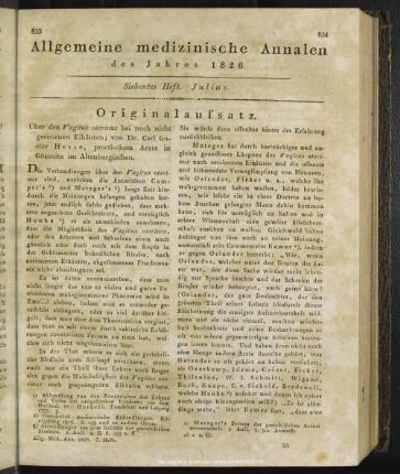 Siebentes Heft. Julius