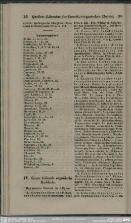 IV. Säure bildende organische Radikale