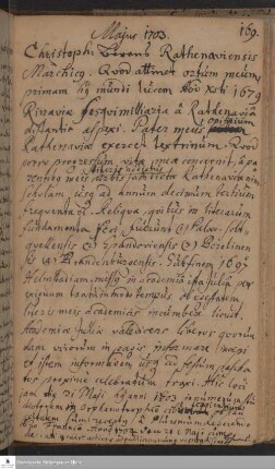 Lebenslauf von Christoph Behrens.