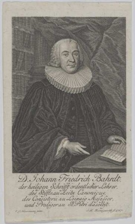 Bildnis des Johann Friedrich Bahrdt