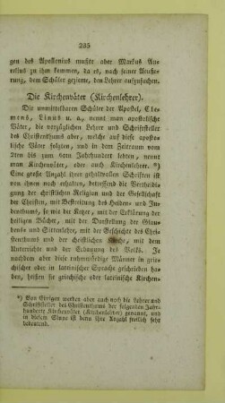Die Kirchenväter (Kirchenlehrer)