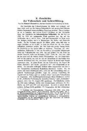 Geschichte der Volksschule und Lehrerbildung : (Jahresbericht)