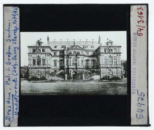Dresden, Palais im Großen Garten : Außenansicht, Hauptfassade