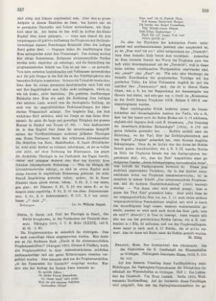 557-558 [Rezension] Die zwölf Propheten