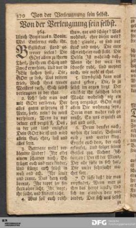 Von der Verleugnung sein selbst.