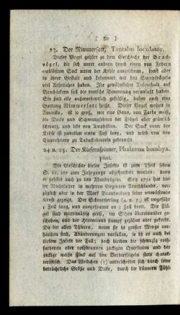 23. Der Nimmersatt, Tantalus loculator.