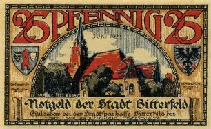 Notgeld - 25 Pfennig