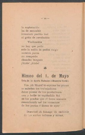 Himno del 1. de Mayo : Tria de la ópera Nabucco (Maestro Verdi)