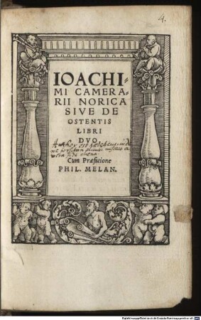 Norica : libri duo ; sive de Ostentis