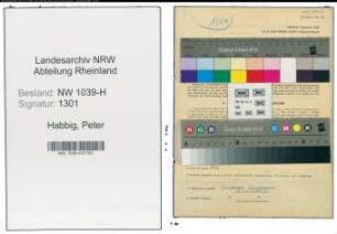 Entnazifizierung Peter Habbig , geb. 25.09.1902 (Angestellter)