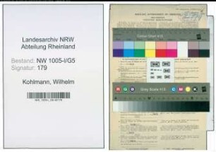 Entnazifizierung Wilhelm Kohlmann , geb. 11.09.1911 (Grubensteiger)