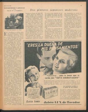 Exposiciones y artistas : Dos pintores japoneses modernos