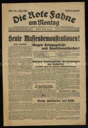 Sozialistische Zeitung. 5. Jahrgang 1922