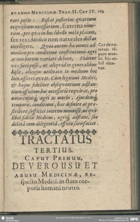 Tractatus Tertius