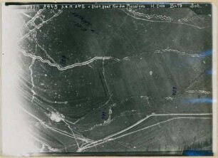 Foto des Geländes nordwestlich von Massiges (Luftbild)