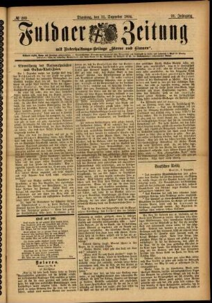 Ausgabe vom Dienstag, den 11. Dezember 1894.
