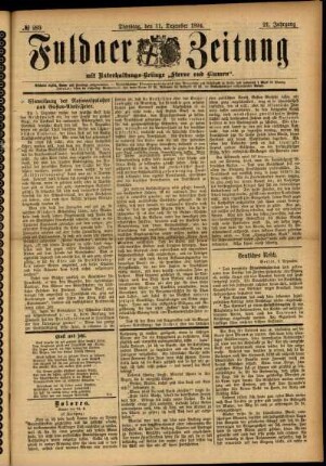 Ausgabe vom Dienstag, den 11. Dezember 1894.
