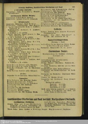 Landständisches Direktorium und Bank des Sächs. Markgrafthums Oberlausitz