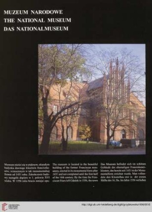 Muzeum Narodowe / The National Museum / Das Nationalmuseum