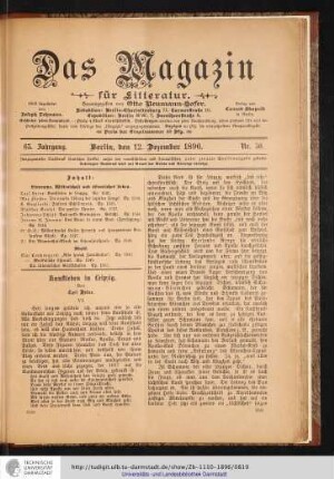 Nr. 50. - 12. Dezember 1896