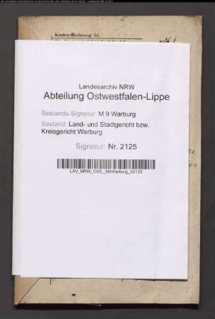 Erblasser: Lücke, Ludwig; Erblasser: Lücke, Johanna Maria, geb. Büttner: