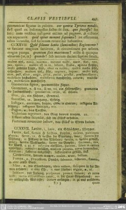 CCXXVII. Quid solenne luniis (lanionibus) Regiomonte?