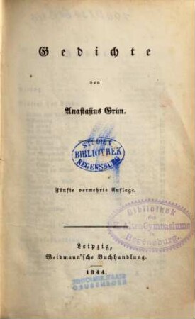 Gedichte