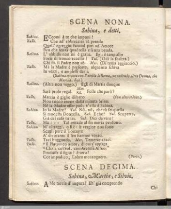 Scena Decima. / Zehender Aufftritt.