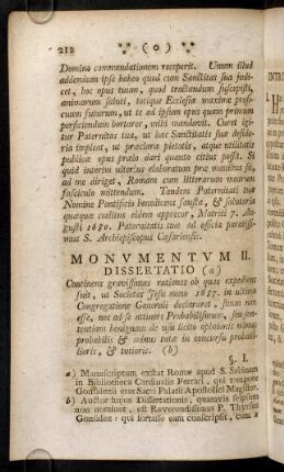 212-255, Monumentum II