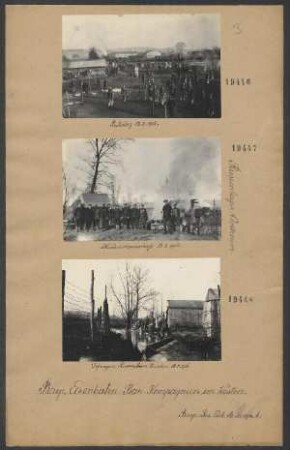Gefangene Russen beim Waschen 13.02.1916. (Russenlager Contreuve)
