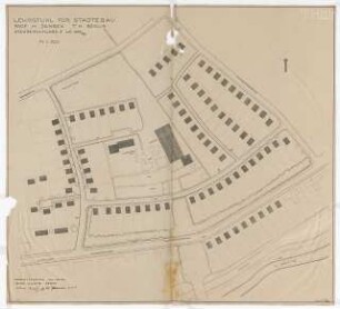 Stegreifaufgabe 5, Städtebau: Lageplan Nürnberg M 1:500