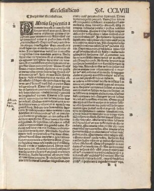 Incipit liber Ecclesiasticus.