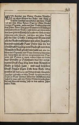 Wir Karolus von Gottes Gnaden Römischer König [...]