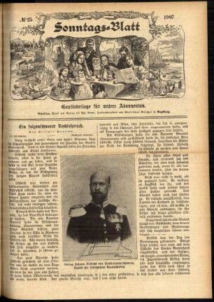 Ausgabe vom Sonntag, den 23. Juni 1907.
