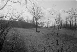 Schanze bei Niethen. Ringwall. : Něćinske hrodźišćo.