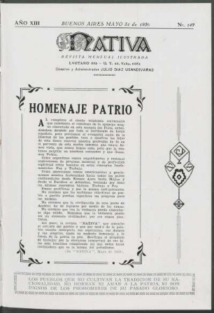 13.1936=Nr. 149: Nativa, 13.1936=Nr. 149