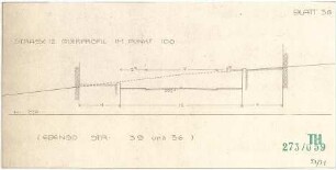 Fischer, Theodor; Bad Kissingen; Baulinien- und Bebauungspläne - Straße 12 (Querprofil im Punkt 100)