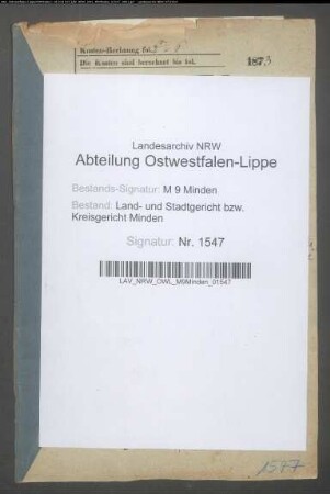 Sonstige: Kleine, Heinrich; Sonstige: Kleine, Marie Louise, geb. Horstmann: