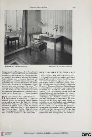 39: Der Sinn der Leidenschaft