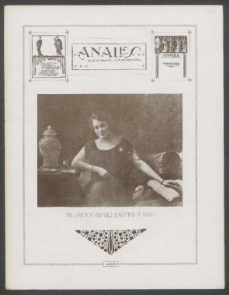 [Fotografía de] Sra. Carmen Alvarez Eastman D. Risso