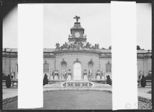 Potsdam, Park Sanssouci, Bildergalerie, Aussenaufnahme, Teilansicht.