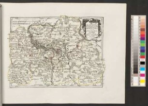 Die Markgrafschaft Niederlausitz chursächsischen und preussischen Antheils und in ihre Kreise eingetheilt