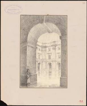 Palazzo Reale di Capodimonte, Neapel: Innenhof