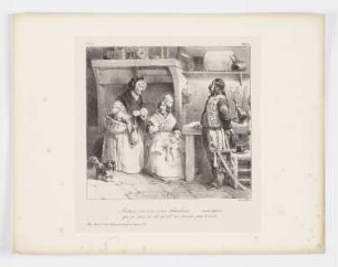 Madame, c’est mon cousin Chamboran..., Blatt 1 der Folge "Album pour 1829"