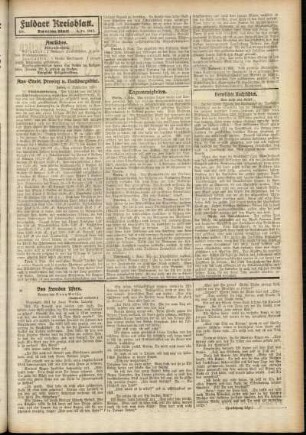 Zweite Ausgabe vom Mittwoch, den 05. November 1913.